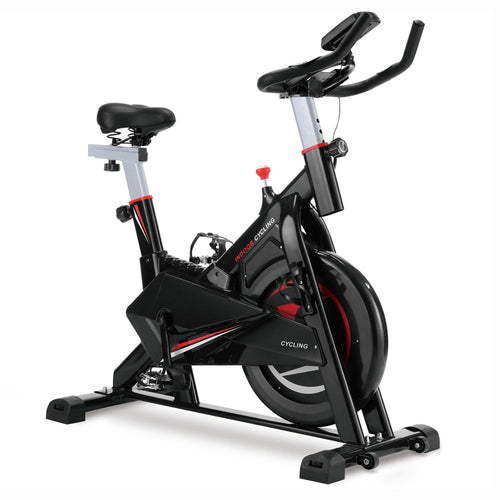 Indoor Cycling Trainer Spinning Bike - Quiet Stationary Fitness Trainer