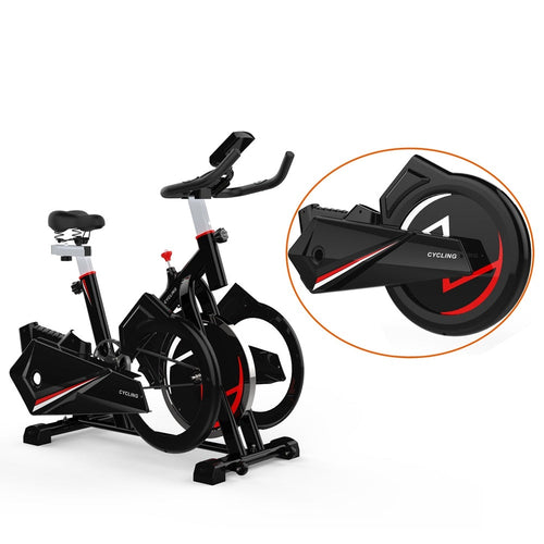 Indoor Cycling Trainer Spinning Bike - Quiet Stationary Fitness Trainer