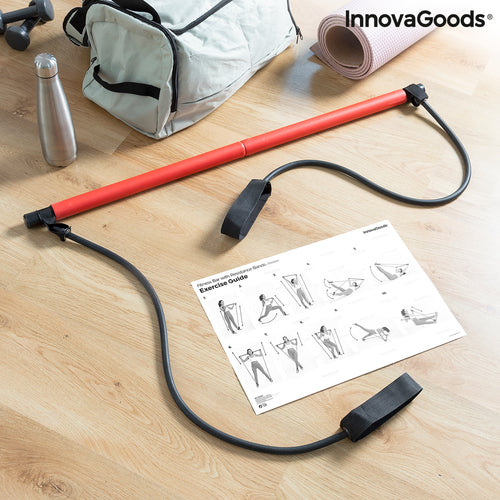 Fitness Bar with Resistance Bands - Portable Home Gym System