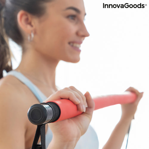 Fitness Bar with Resistance Bands - Portable Home Gym System