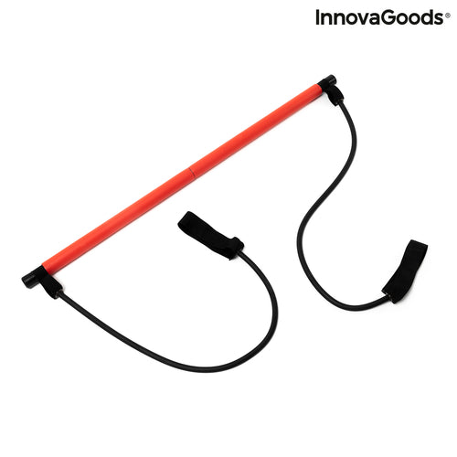 Fitness Bar with Resistance Bands - Portable Home Gym System