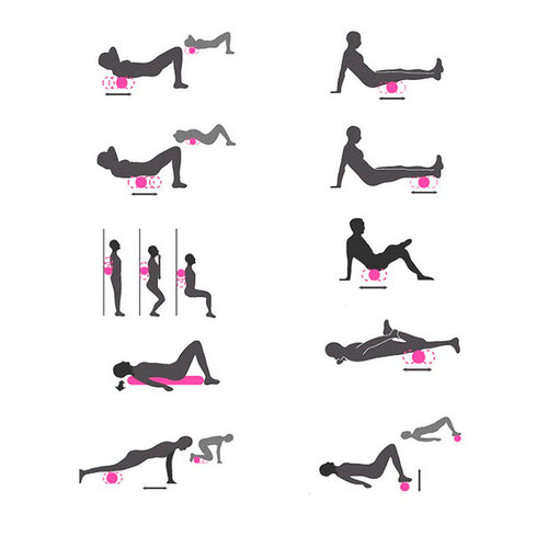 Yoga Foam Roller - Deep Tissue Massage & Muscle Recovery