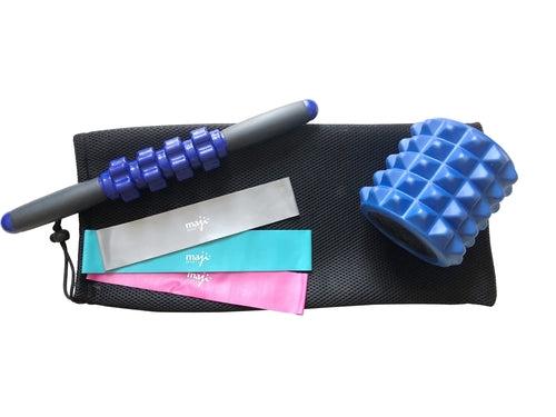 3 Pack Resistance Band Bundle With Muscle Recovery
