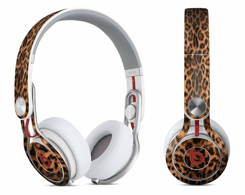 Leopard Print Headphone Skin - Protective Wrap For Beats by Dre