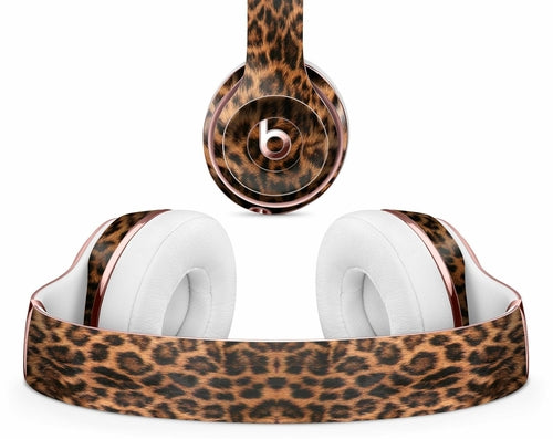 Leopard Print Headphone Skin - Protective Wrap For Beats by Dre