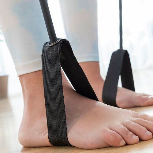 Fitness Bar with Resistance Bands - Portable Home Gym System
