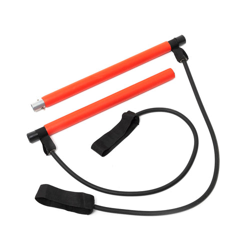 Fitness Bar with Resistance Bands - Portable Home Gym System