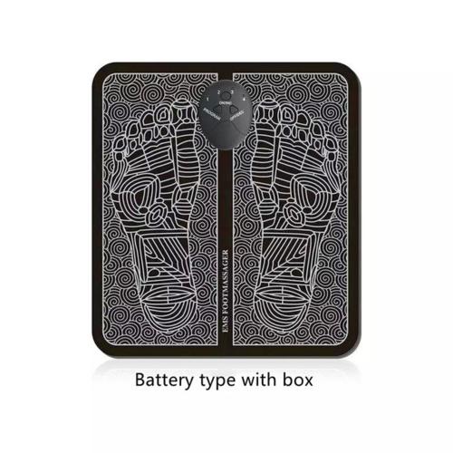 Electric EMS Foot Massager Pad - Muscle Stimulation for Foot & Leg Relief