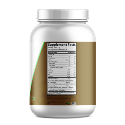 Pure Plant Protein Powder - Chocolate Flavour | Vegan Protein