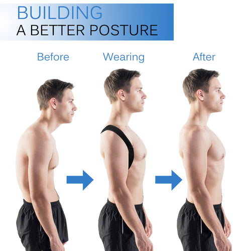 Adjustable Back Posture Corrector - Shoulder & Spine Support Brace