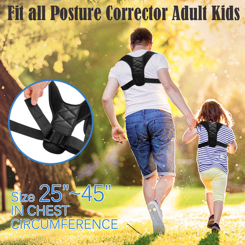 Adjustable Back Posture Corrector - Shoulder & Spine Support Brace