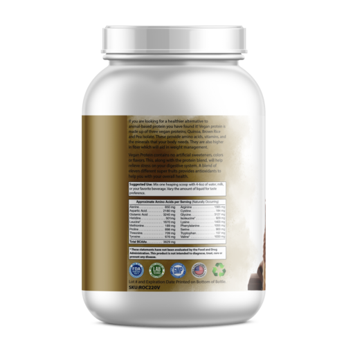 Pure Plant Protein Powder - Chocolate Flavour | Vegan Protein