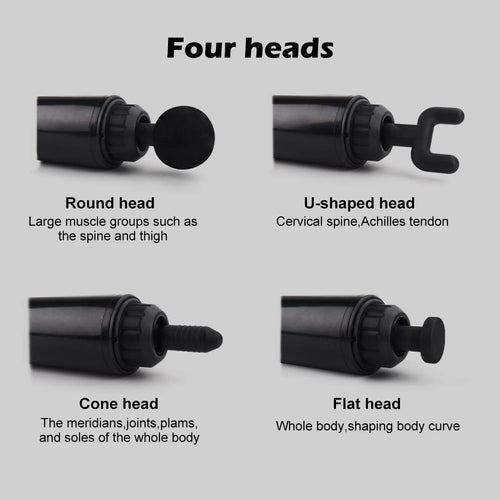 6 Speeds Handheld Massage Gun - Deep Tissue Muscle Recovery
