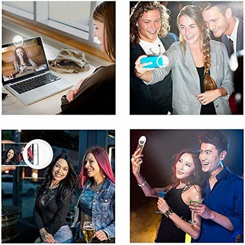 Portable Clip-On Selfie Ring Light - Rechargeable Phone Light For Gym and Content Creators