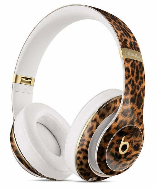 Leopard Print Headphone Skin - Protective Wrap For Beats by Dre