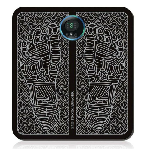 Electric EMS Foot Massager Pad - Muscle Stimulation for Foot & Leg Relief